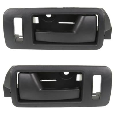 Front Driver And Passenger Side Interior Door Handle Compatible With 2005-2014 Ford Mustang Black