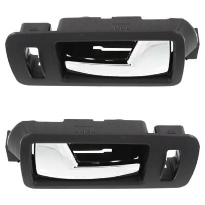 Front Driver And Passenger Side Interior Door Handle Compatible With 2005-2014 Ford Mustang Chrome thumbnail 4