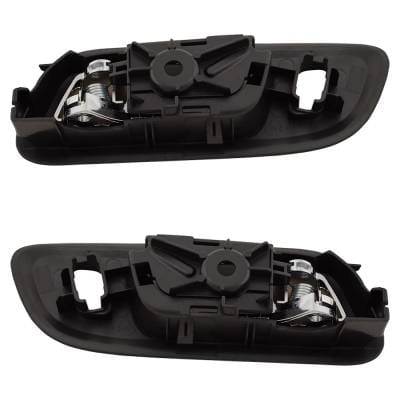 Front Left And Right Interior Door Handle Compatible With 2013-2019 Ford Taurus Chrome Lever With thumbnail 5