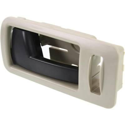 Front Driver Side Interior Door Handle Compatible With 2005-2014 Ford Mustang Beige Bezel With Black thumbnail 4