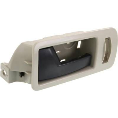 Front Driver Side Interior Door Handle Compatible With 2005-2014 Ford Mustang Beige Bezel With Black thumbnail 6
