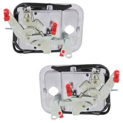 Front Driver And Passenger Side Exterior Door Handle Compatible With 1991-2009 Freightliner Fl112 thumbnail 10