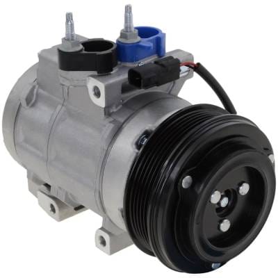 New 6-Groove Pulley A/C Compressor Compatible With Ford F-350 Super Duty Xlt 8 Cyl 6.4L F-250 Super thumbnail 2