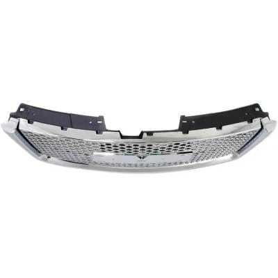 New Chrome Insert Grille Assembly Compatible With Gmc Sierra 1500 Denali 8 Cyl 6.2L 2007-2013 thumbnail 8