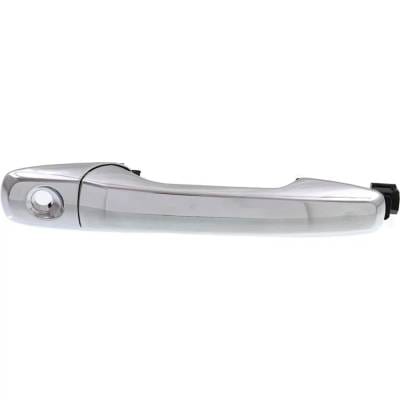 Front Driver Side Exterior Door Handle Compatible With 2011-2019 Ford Explorer Ford Edge Chrome With thumbnail 2