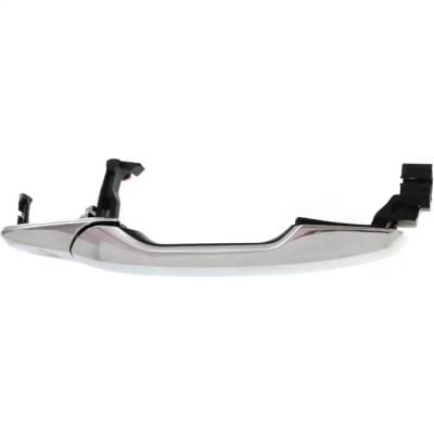 Front Driver Side Exterior Door Handle Compatible With 2011-2019 Ford Explorer Ford Edge Chrome With thumbnail 8