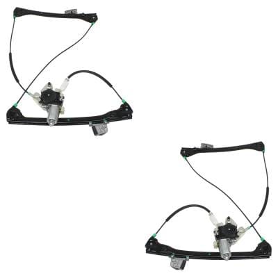 New Front Left And Front Right Window Regulator Compatible With Bmw 328Ci Base 6 Cyl 2.8L 330Ci Base thumbnail 2