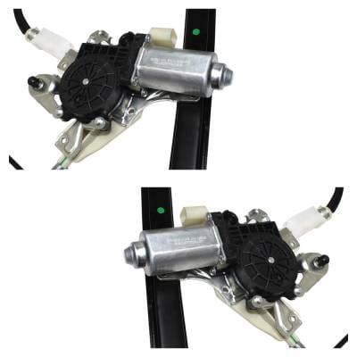 New Front Left And Front Right Window Regulator Compatible With Bmw 328Ci Base 6 Cyl 2.8L 330Ci Base thumbnail 14