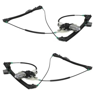 New Front Left And Front Right Window Regulator Compatible With Bmw 330Ci M 6 Cyl 3.0L 323Ci Base 6 thumbnail 6