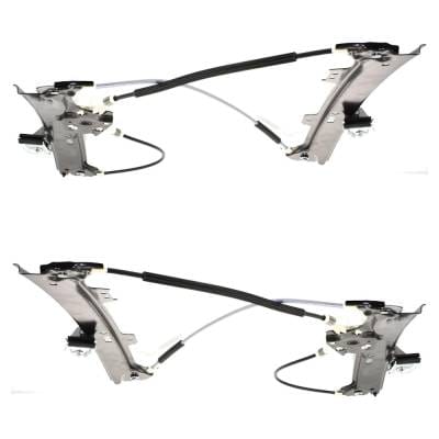 New Front Left And Front Right Window Regulator Compatible With Bmw 535I Base 6 Cyl 3.0L 528Xi Base thumbnail 10
