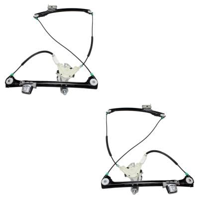 New Front Left And Front Right Window Regulator Compatible With Bmw 323Ci Base 6 Cyl 2.5L 325Ci Base thumbnail 10