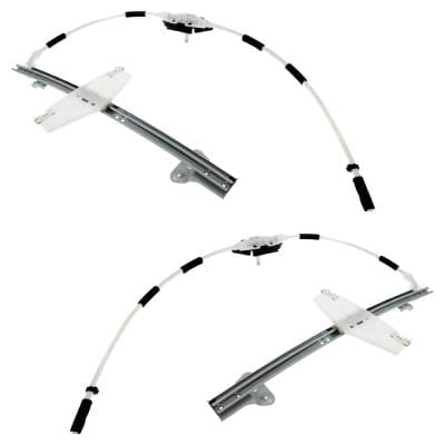 New Front Left And Front Right Window Regulator Compatible With Jeep Liberty Limited 6 Cyl 3.7L thumbnail 2