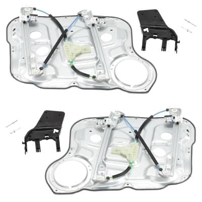 New Front Left And Front Right Window Regulator Compatible With Hyundai Santa Fe Se 6 Cyl 3.3L Santa thumbnail 2