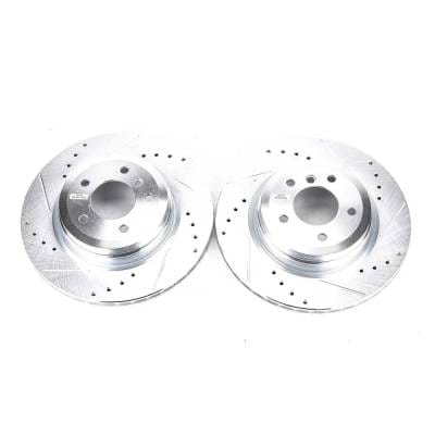 New Cross-Drilled Brake Disc Compatible With Bmw 330Xi Base 6 Cyl 3.0L X1 Xdrive35i 6 Cyl 3.0L 335Xi thumbnail 2
