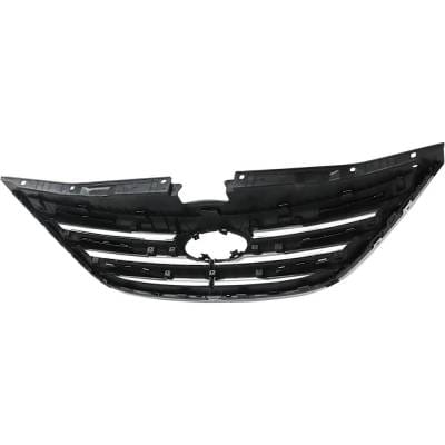 New Chrome Grille Assembly Compatible With Hyundai Sonata Limited 4 Cyl 2.4L Sonata Se 4 Cyl 2.0L thumbnail 10