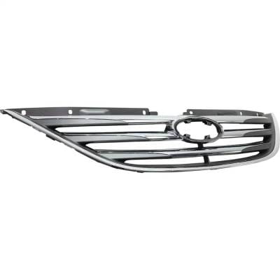 New Chrome Grille Assembly Compatible With Hyundai Sonata Se 4 Cyl 2.0L Sonata Se 4 Cyl 2.4L Sonata thumbnail 4