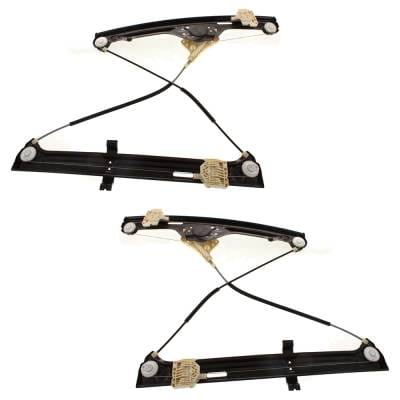 New Front Left And Front Right Window Regulator Compatible With Bmw X5 3.0Si 6 Cyl 3.0L X5 4.8I 8 thumbnail 2