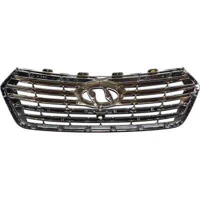 New Gray Grille Assembly Compatible With Hyundai Santa Fe Xl Luxury 6 Cyl 3.3L Santa Fe Xl Se 6 Cyl thumbnail 10
