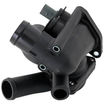 New 3 Outlet Ports Thermostat Housing Compatible With Audi Volkswagen Jetta Glx 6 Cyl 2.8L Eurovan thumbnail 2