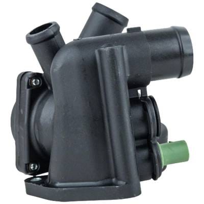 New 3 Outlet Ports Thermostat Housing Compatible With Audi Volkswagen Jetta Glx 6 Cyl 2.8L Eurovan thumbnail 6
