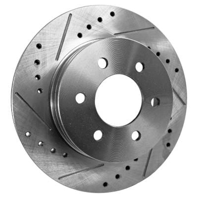 New Cross-Drilled Brake Disc Compatible With Chevrolet K2500 Base 8 Cyl 5.7L Tahoe Ls 8 Cyl 5.3L thumbnail 4