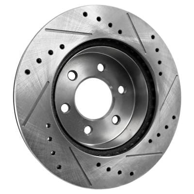 New Cross-Drilled Brake Disc Compatible With Chevrolet K2500 Base 8 Cyl 5.7L Tahoe Ls 8 Cyl 5.3L thumbnail 8