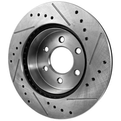New Cross-Drilled Brake Disc Compatible With Chevrolet K1500 Suburban Base 8 Cyl 5.7L K1500 Ls 8 Cyl thumbnail 6
