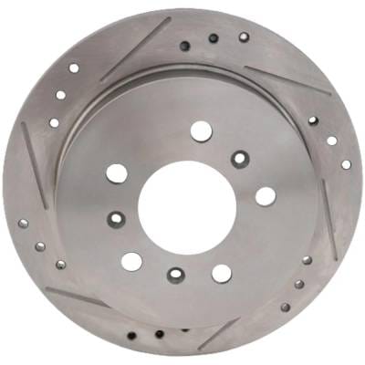 New Cross-Drilled Brake Disc Compatible With Buick Chevrolet Monte Carlo Lt 6 Cyl 3.9L Monte Carlo thumbnail 6