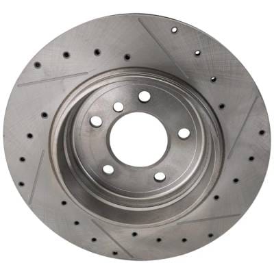 New Cross-Drilled Brake Disc Compatible With Bmw 330Ci Base 6 Cyl 3.0L 330Ci M 6 Cyl 3.0L 330Xi Base thumbnail 8