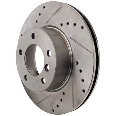 New Cross-Drilled Brake Disc Compatible With Bmw 325Xi Base 6 Cyl 3.0L 328Xi Base 6 Cyl 3.0L 328I thumbnail 4
