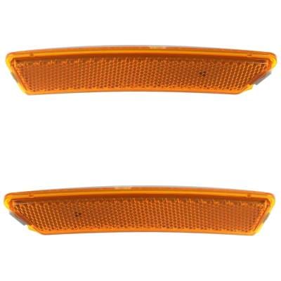 New Front Left And Front Right Bumper Reflector Compatible With Lincoln Mkz Black Label Mkz Black thumbnail 4