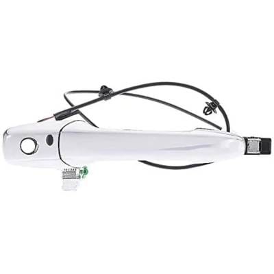 Front Driver Side Exterior Door Handle Compatible With 2007-2015 Mazda Cx-9 Mazda Cx-7 White Without thumbnail 2