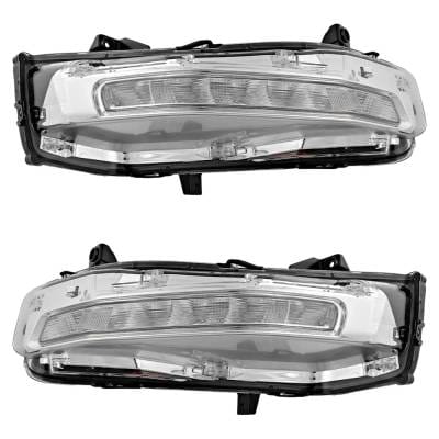 New Pair Of Parking Light Compatible With Ford Mustang Bullitt 8 Cyl 5.0L Mustang Gt Premium 8 Cyl