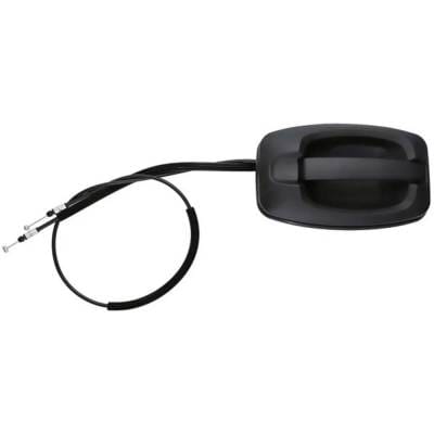 Front Driver Side Exterior Door Handle Compatible With 2014-2018 Ram Promaster Matte Black Without thumbnail 2
