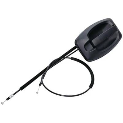 Front Driver Side Exterior Door Handle Compatible With 2014-2018 Ram Promaster Matte Black Without thumbnail 8