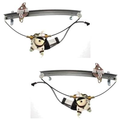 New Front Left And Front Right Window Regulator Compatible With Infiniti Nissan I30 Base 6 Cyl 3.0L thumbnail 8