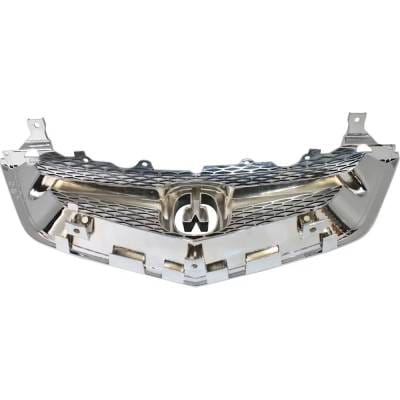 New Chrome Center Bar Grille Assembly Compatible With Acura Tl Base 6 Cyl 3.2L Tl Type-S 6 Cyl 3.2L thumbnail 10