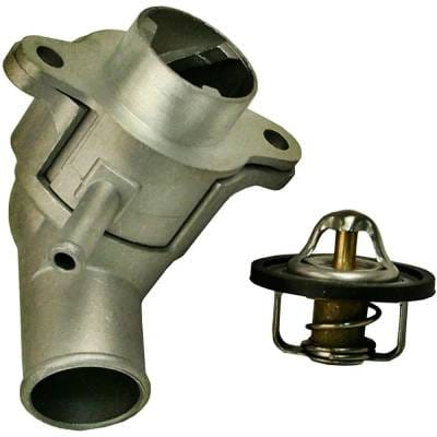 New Stainless Steel Thermostat Compatible With Chevrolet Daewoo Suzuki Lanos Se 4 Cyl 1.6L Aveo Base thumbnail 2