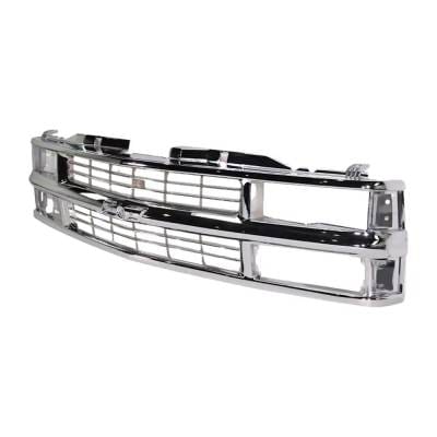 New Cross Bar Grille Assembly Compatible With Chevrolet C2500 Suburban Ls 8 Cyl 5.7L K2500 Ls 8 Cyl thumbnail 6