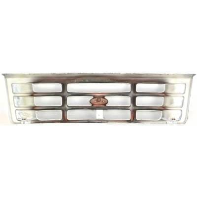 New Chrome Grille Assembly Compatible With Ford F-350 Base 8 Cyl 7.5L F-59 Commercial Stripped thumbnail 8
