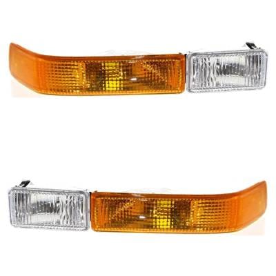 New Front Left And Front Right Turn Signal Light Compatible With Chevrolet Gmc Blazer Zr2 6 Cyl 4.3L