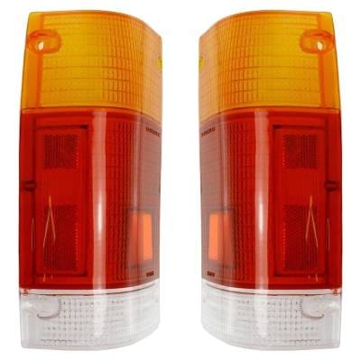 New Pair Of Tail Light Lens Compatible With Mazda B2000 Lx 4 Cyl 2.0L B2200 Le-5 4 Cyl 2.2L thumbnail 6