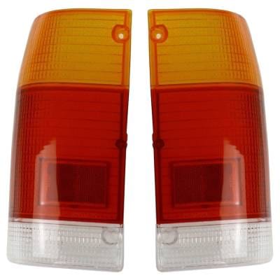 New Pair Of Tail Light Lens Compatible With Mazda B2600 Lx 4 Cyl 2.6L B2000 Lx 4 Cyl 2.0L 1986-1993 thumbnail 4