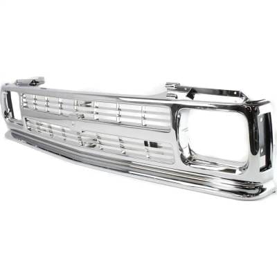 New Chrome Grille Assembly Compatible With Chevrolet S10 Baja 6 Cyl 4.3L S10 Baja 4 Cyl 2.5L S10 thumbnail 4