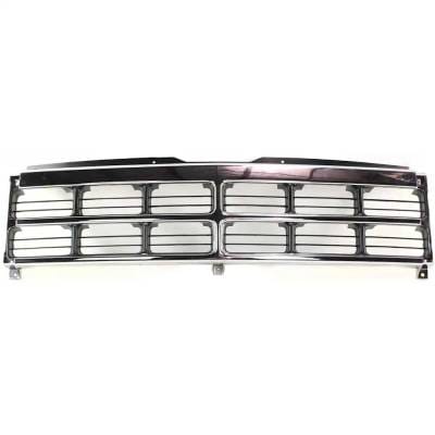 New Chrome Shell Grille Assembly Compatible With Dodge Dakota Base 4 Cyl 2.5L Dakota Le 4 Cyl 2.5L thumbnail 2