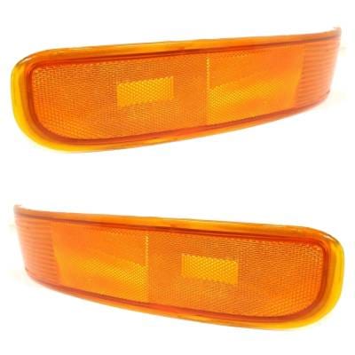 New Pair Of Parking Light Compatible With Buick Park Avenue Base 6 Cyl 3.8L Park Avenue Ultra 6 Cyl thumbnail 3