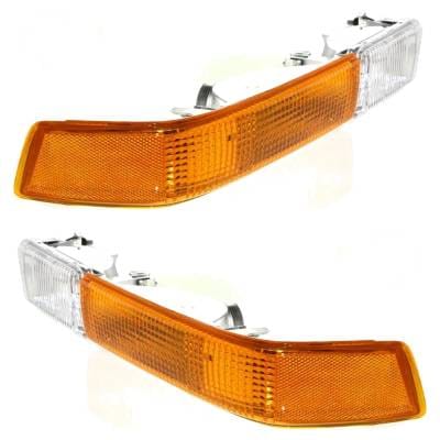 New Front Left And Front Right Turn Signal Light Compatible With Chevrolet Gmc Blazer Zr2 6 Cyl 4.3L thumbnail 3