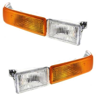 New Front Left And Front Right Turn Signal Light Compatible With Chevrolet Gmc Sonoma Sle 6 Cyl 4.3L thumbnail 2