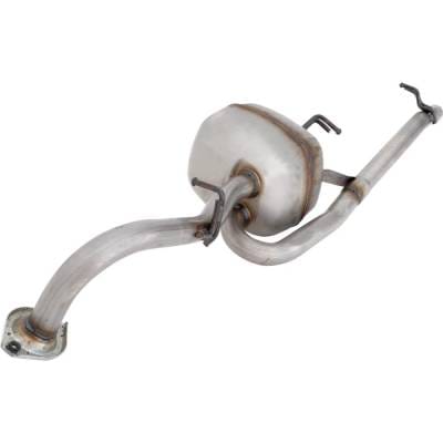 New Stainless Steel Muffler Compatible With Toyota Prius Base 4 Cyl 1.5L Prius Touring 4 Cyl 1.5L thumbnail 4