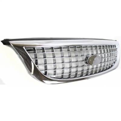New Chrome Shell Grille Assembly Compatible With Ford Windstar Lx 6 Cyl 3.8L Windstar Sel 6 Cyl 3.8L thumbnail 6